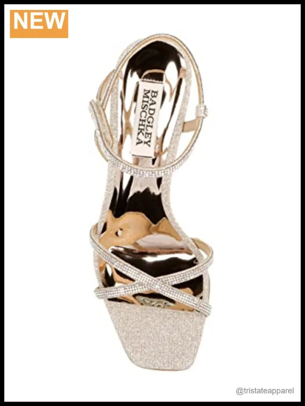 Wedge Sandal Slingback Glitter Open Toe Wedding Shoes